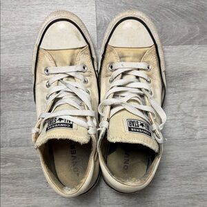 Converse Low Top Sneakers in White Canvas